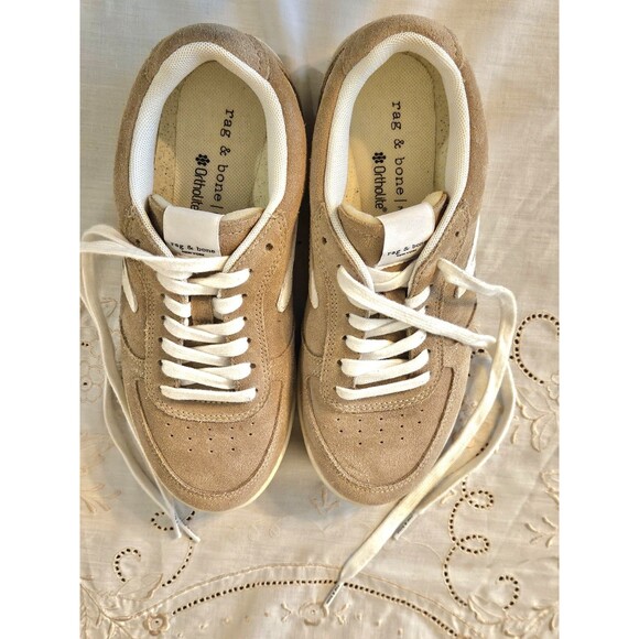 Rag &‎ Bone Retro Court Sneakers | Women's 6 (EU 36) | Suede | MSRP $250 - Picture 6 of 14